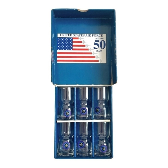 Vintage Thomas Schnaps-Stamper Set of 6 Schnaps Stamper Shots Schnaps Glasses - Picture 2 of 3